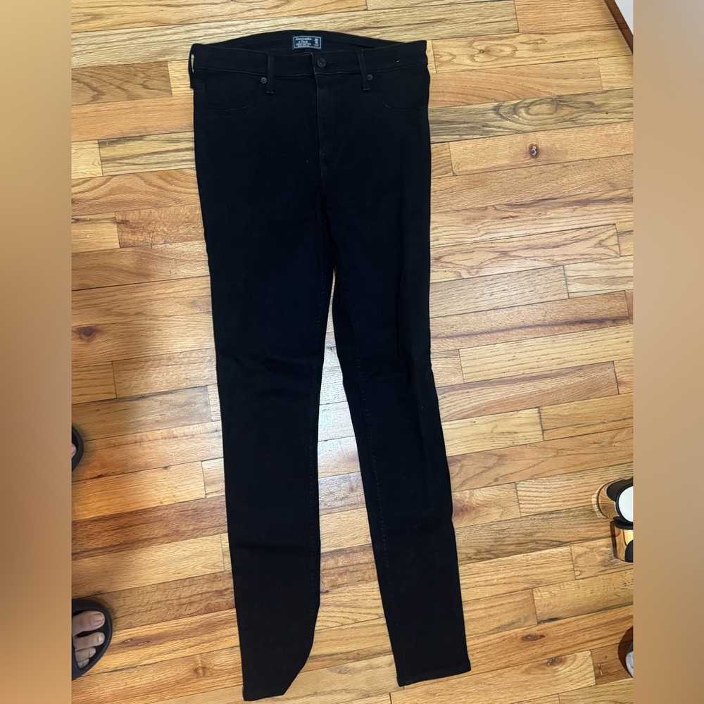 Abercrombie black jeggings